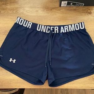 Under Armour navy loose workout shorts